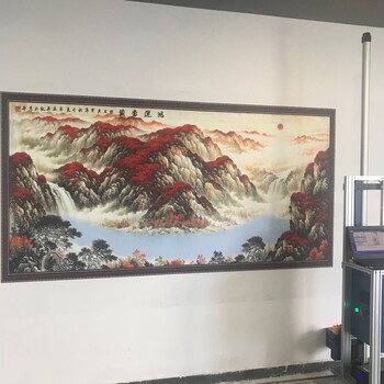 墙体喷绘机彩绘机客厅背景墙面打印机喷画机