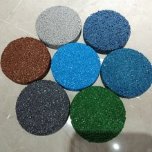 广东景观道路彩色透水混凝土材料供应_透水混凝土厂家图片