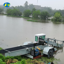 山东河道水生植物收割清理船垃圾打捞船湖面清理保洁船