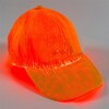 光纖發光棒球帽LED發光帽戶外遮陽發光帽
