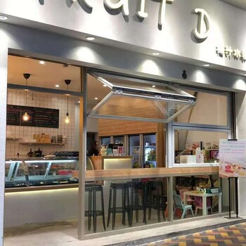 100系列電動智能上翻折疊窗讓你的店鋪更方便美觀