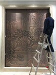 铝板镂空水渡壁画清明上河图雕刻浮雕