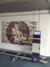 墙体彩绘机3D立体户外墙面喷绘机背景墙智能5D广告打印机设备大型