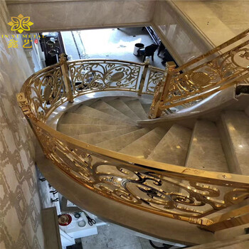 中式雕花镂空楼梯护栏不拘一格的楼梯护栏