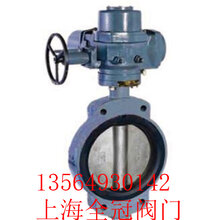 不锈钢中心型对夹式电动带手动蝶阀GBT3036船用青铜板蝶阀厂家图片