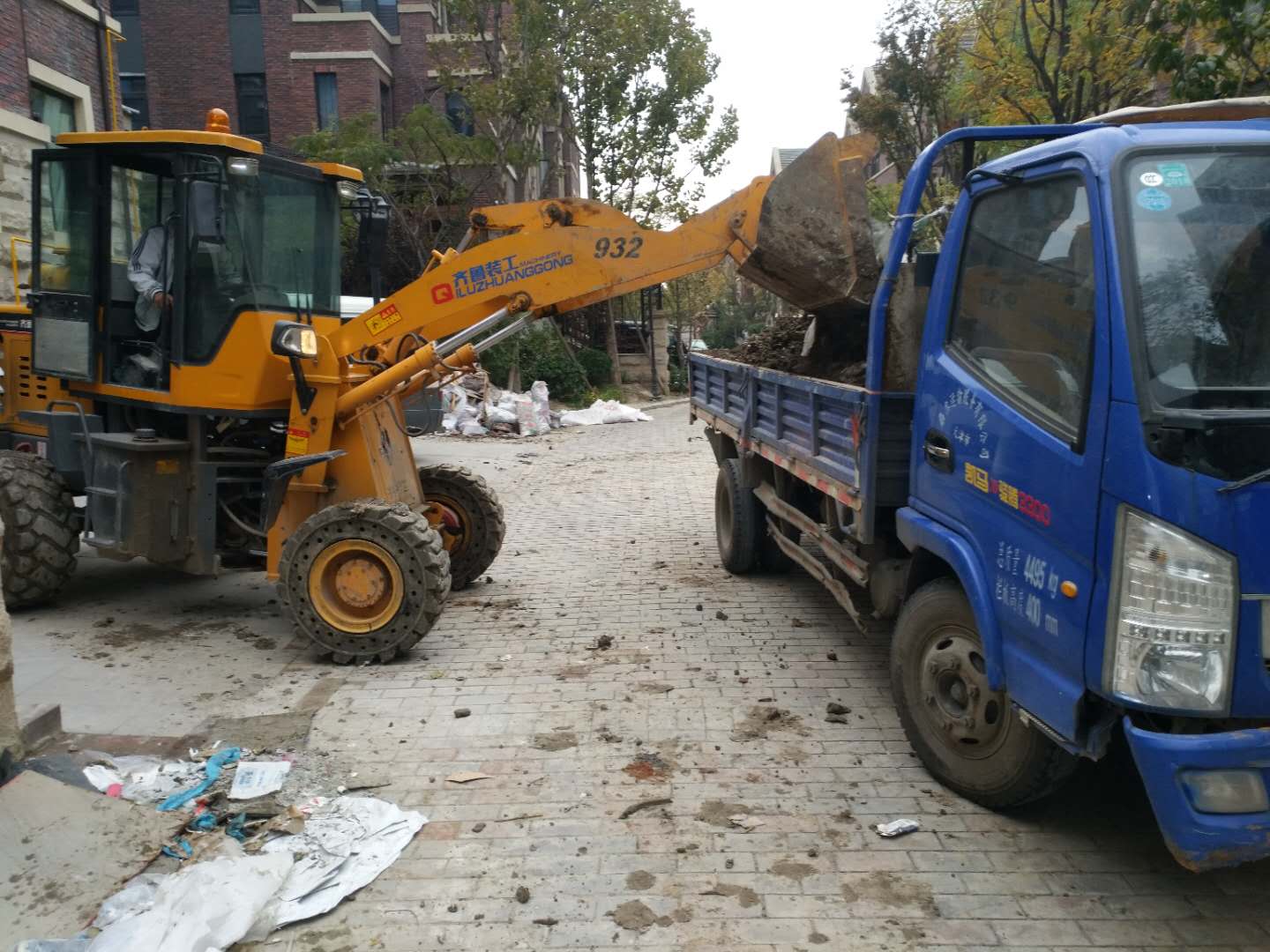 天津南開附近廠區樹枝樹葉清理清運