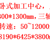 日本三井精机HS6A卧式加工中心1.3米低价转让