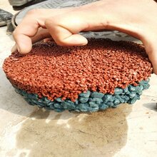 上海彩色透水地坪厂家透水混泥土路面施工透水砼艺术地坪图片