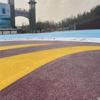 甘肅酒泉彩色混泥土路面透水地坪施工技術(shù)指導(dǎo)