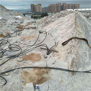 宜昌岩石开山静态开采设备大型液压破石机液压分裂机图片3