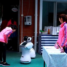 广州番禺小精灵机器人租赁公司图片