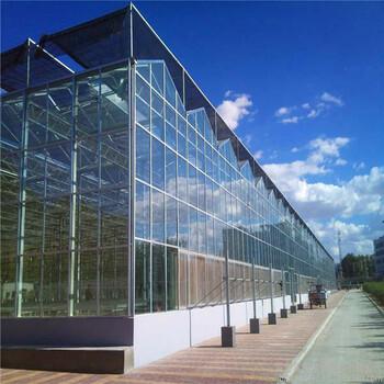 玻璃智能温室大棚定制咨询无土栽培玻璃温室设计安装