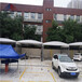 兰州可推拉式雨棚移动式雨蓬市场摊位雨棚物流园带轮雨棚