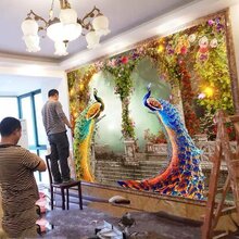 石材大理石3d浮雕彩雕瓷砖背景墙打印机厂家图片
