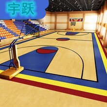 体育运动木地板篮球馆专用柞木地板枫木地板隔音防滑