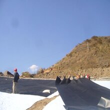垃圾填埋场土工膜图片