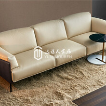 小户型科技布沙发意式轻奢极简直排客厅沙发