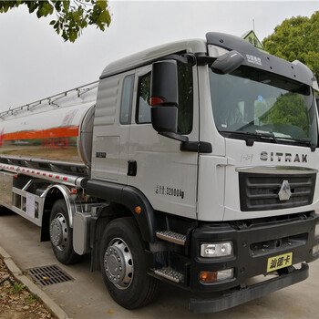 重汽汕德卡-后八26方鋁合金運油車