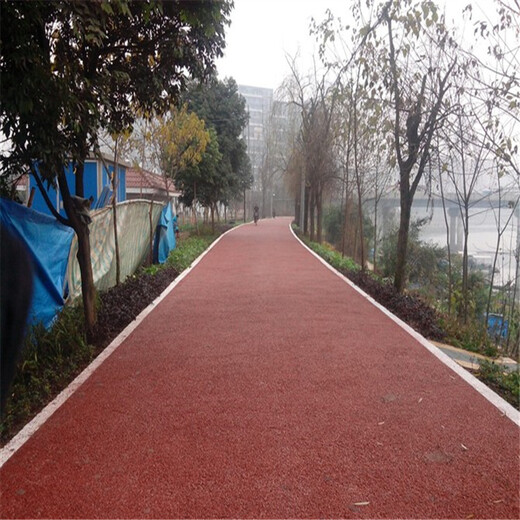 上海生态艺术混凝土透水地坪环保园林景观生态透水地坪