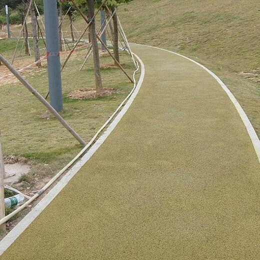 贵州景观彩色透水地坪贵阳材料批发小区彩色水泥沥青地面改造