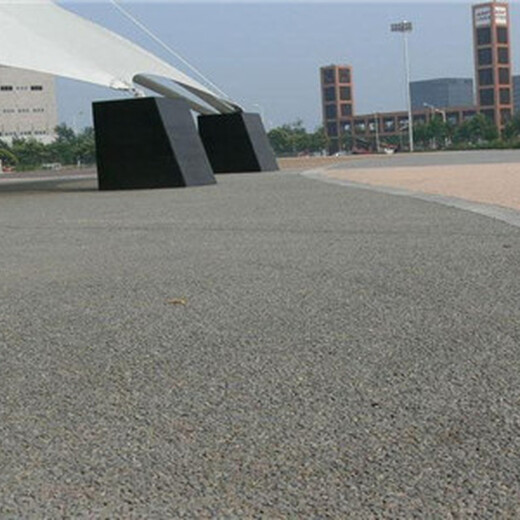 四川厂家沥青改色地坪透水着色地面地坪胶结料达州施工团队