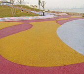 天津娱乐城地面生态彩色地坪项目河北景观地面铺装