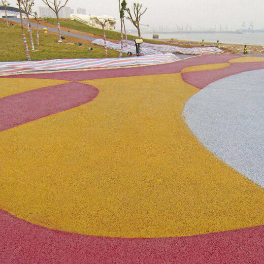 贵州城市公园路面施工遵义篮球场防滑透水地坪耐磨地坪材料