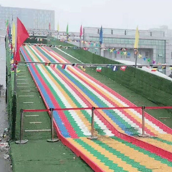 青岛彩虹滑道租赁，青岛七彩滑道租赁，青岛旱雪滑道租赁