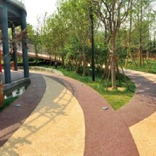 新疆双河透水混凝土地坪生态彩色材料项目