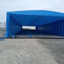西安中赞生产推拉棚物流棚工厂雨棚大排档帐篷遮阳棚图片