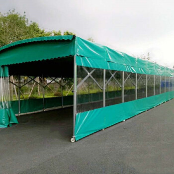 西安中赞生产推拉棚物流蓬仓库帐篷活动帐篷遮雨棚
