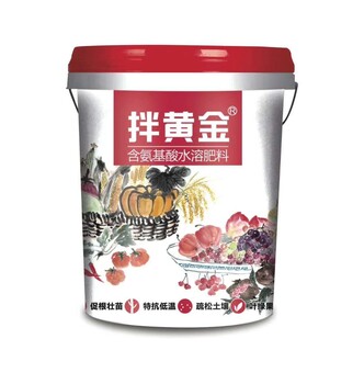 拌黄金氨基酸水溶肥瓜果蔬菜通用生根壮苗抗低温叶绿果亮