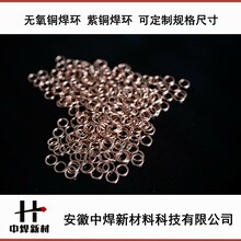 汽車配件爐中焊接用無氧銅焊環(huán)紫銅焊環(huán)無氧銅焊圈圖片