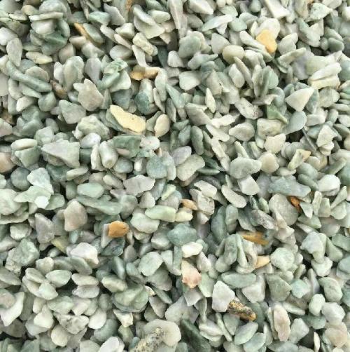 菏泽雪花白鹅卵石3-5厘米洗米石供应商