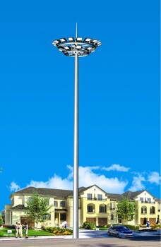 常德澧县高杆灯广场安装20米25米,高杆灯厂家