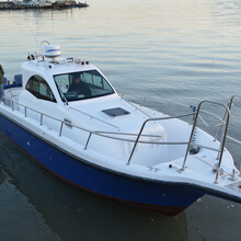 海钓船青岛海之舟品牌11米玻璃钢材质钓鱼艇