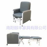 湖北共享陪護椅廠家醫用鋼制陪護床椅坐躺兩用圖片2