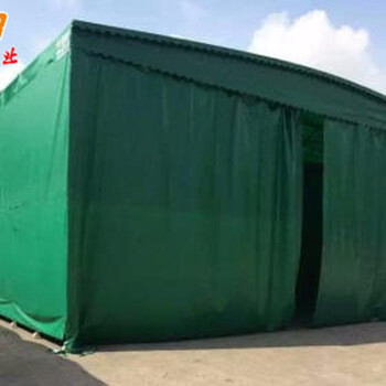 深圳光明移动式仓储棚室外遮阳雨篷抗风级别，大型雨蓬图片
