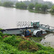 广东大型河道水面水草收割割草船水生植物收割打捞船水面保洁船