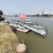 北京河道水葫芦打捞船厂家水芙蓉水草收割清理船垃圾打捞船供应
