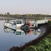 沈陽河道保潔割草船自動收割水葫蘆設備出售水庫垃圾打撈機