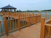 广东河道塑木护栏公园绿化塑木栏杆户外景观木塑栅栏定制厂家