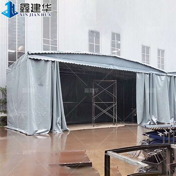 衡陽定做戶外活動倉庫帳篷大型移動推拉篷停車棚推拉棚