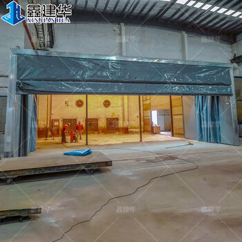 推拉蓬落地電動(dòng)蓬懸空電動(dòng)蓬噴漆房膜結(jié)構(gòu)車棚固定蓬