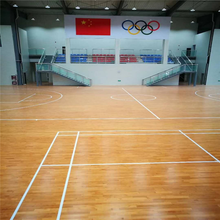 枫木运动木地板价格室内篮球场木地板铺设厂家图片
