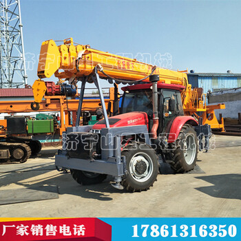 廠家拖拉機(jī)吊打一體機(jī)電力工程改造用吊打一體機(jī)3.5米鉆桿