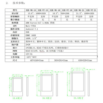 人脸识别云对讲广告门禁机安装