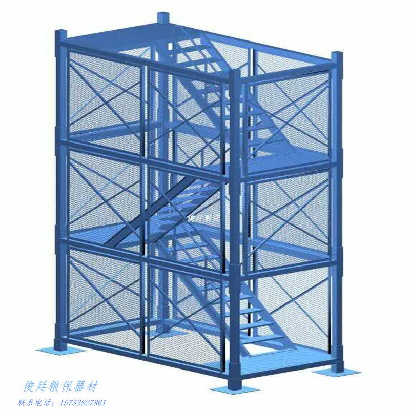 供应建筑框架梯笼桥梁箱式梯笼