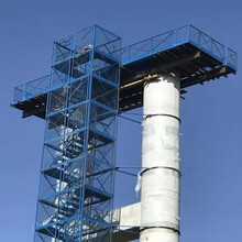 唐山高墻建筑安全梯籠樓房施工梯籠組裝圖片
