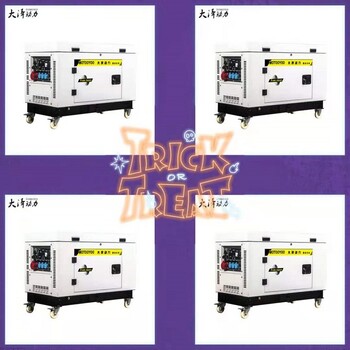 房车改装用8千瓦静音气油发电机